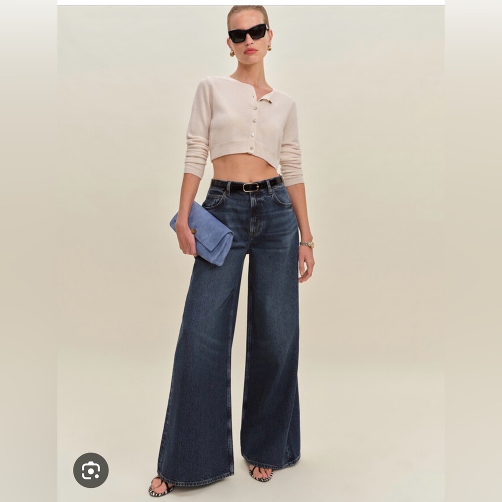 Reformation Addyson High Rise Wide Leg Jeans